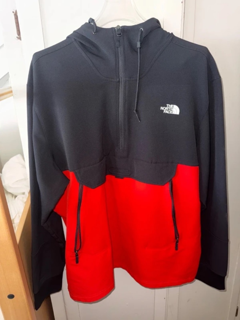The North Face Quarter Zip with hoodie